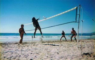 beach volleyball